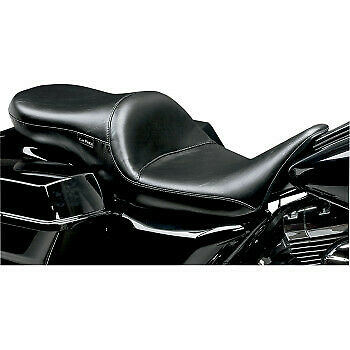 LePera Maverick Daddy Long Legs Seat Black Smooth - LK-957DLS For Harley Touring 2008-2023