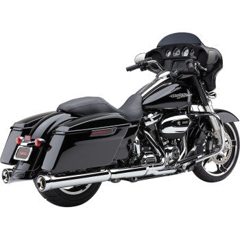 Cobra Neighbor Hater Slip-On Mufflers 4-1/2" Chrome - 6109 For Harley Touring 2017-2026