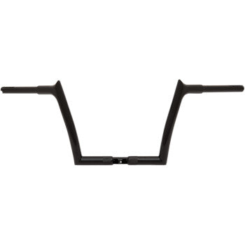 FAT Baggers INC. 1-1/4" EZ Install Pointed Top Handlebar 10" Black - 906010-B For Harley Touring 2015-2022