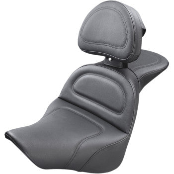 Saddlemen Explorer™ Seat — Includes Backrest With Driver Backrest FL FX - 818-27-030 For Harley Softail 2018-2026
