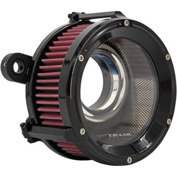 Trask Assault Charge Breather Air Cleaner - TM-1020GBK For Harley Motorcycles 2008-2017