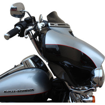 Klock Werks Flare® Windshield 4" Black - KWW-01-0404 For Harley Touring 2014-2025
