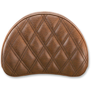 Saddlemen Sissy Bar Pad Lattice Stitched Brown Universal - 051345