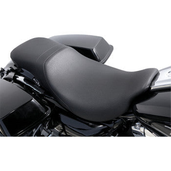 Danny Gray LowIST 2-Up Seat Black Vinyl - FA-DGE-0285 For Harley Touring 2008-2023
