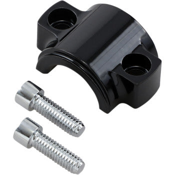 Klock Werks Lower Fork Leg Axle Caps Black - KWS-01-0010-B For Harley Touring 2000-2013