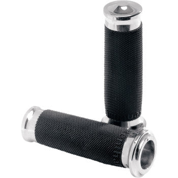 Performance Machine Contour Grips - 0063-2007-CH For Harley Motorcycles 1980-2020