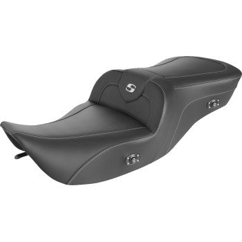 Saddlemen Heated Roadsofa™ Carbon Fiber Seat - 897-06-185HCT For Harley Touring 1997-2007