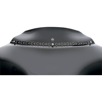 Klock Werks Flare® Windshield 3-1/2" Black - KWW-01-0204 For Harley Touring 1996-2013