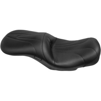 LePera Sorrento 2-Up Seat Stitched Black - LK-907RZ For Harley Touring 2008-2023