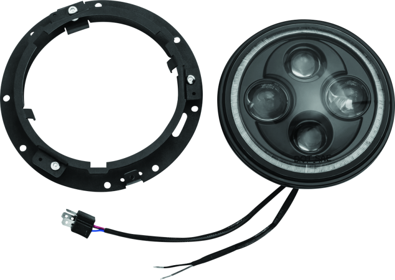 Kuryakyn Orbit Vision 7inch LED Headlight - 2460 For Indian 2014-2021