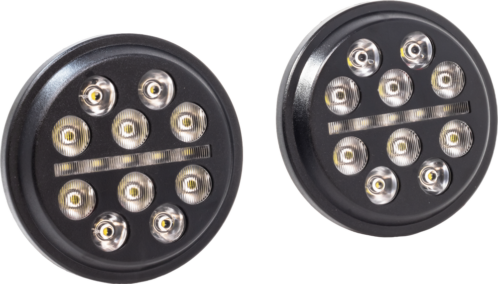 Letric Lighting Co 850-09904 LLC-ILPL-BS 4.5" PASSING LAMPS BLK BUCSHOT INDIAN