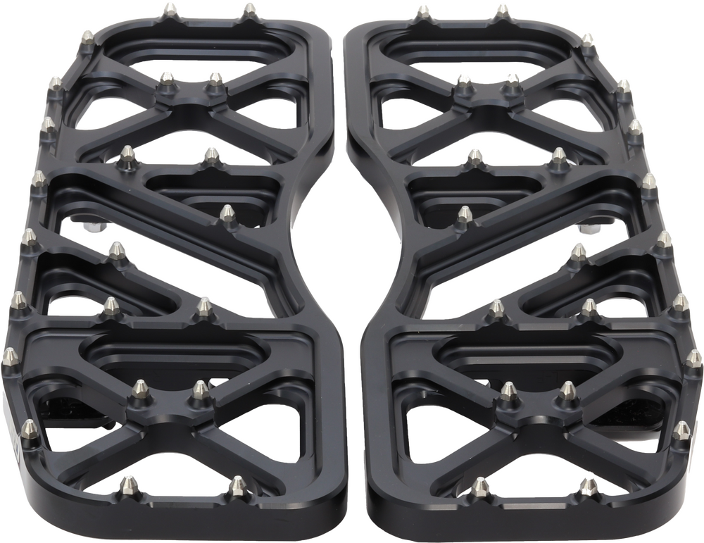 Flo Motorsports V5 Floorboards Black - FPEG-800V5-2BLK For Indian Chieftain / Roadmaster / Springfield / Challenger 2015-2023