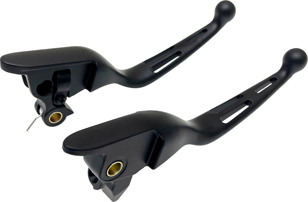 Harddrive 053843 LSR Lever SET Black FLT ` CBL Clutch For Harley Motorcycles 2021-2023
