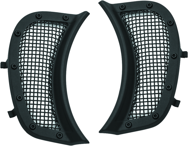 Kuryakyn 6519 Mesh Headlight Vent Accents Black