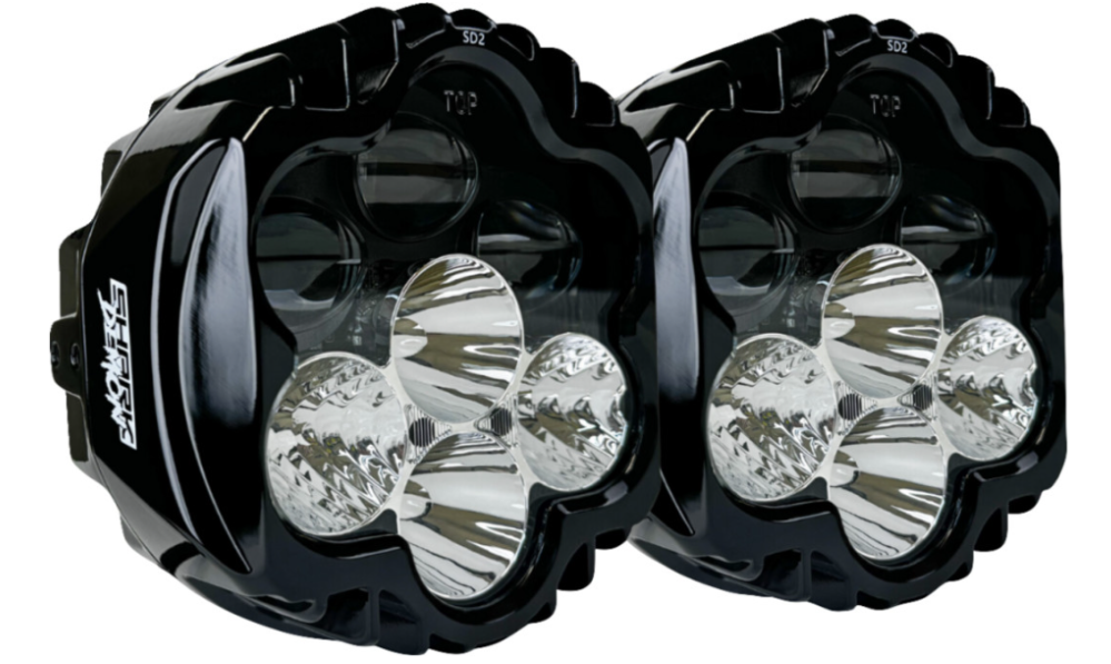 Custom Dynamics Shark Demon™ 2 Headlight - SD2-RG-WW For Harley Road Glide 2015-2025