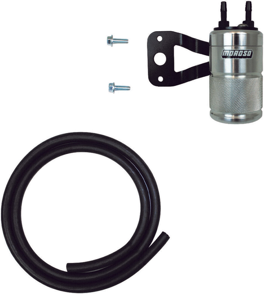 Moroso Air OIL Separator V-Twin Univ. Breather - 85710 For Harley Motorcycles 1991-2017