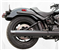 Tab Performance 2025-Up Harley-Davidson Cruiser 2-1 Slip-On - Black, Chrome Slash Tips, Zombie Baffles 2025-CRUISER-2-1-SLIP-ON-BLACK-C-Z
