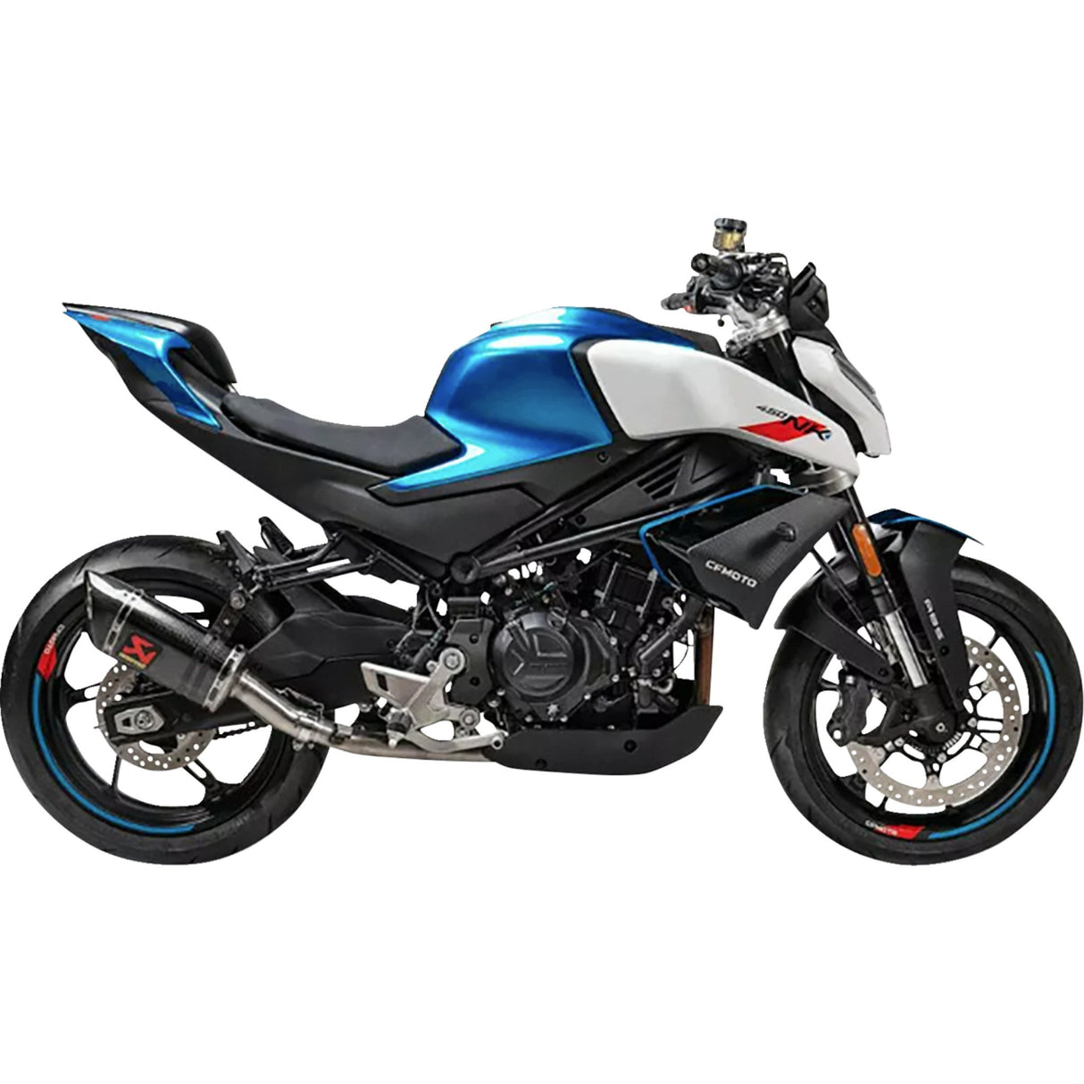 Akrapovic Slip-On Line Muffler - S-CF4SO1-APC CFMOTO 450NK 2024-2025