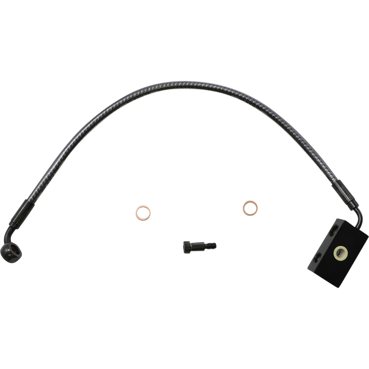 Magnum Shielding Karbonfibr Lower Brake Line Lower Karbonfiber - AS77027 For Harley Softail 2018-2024