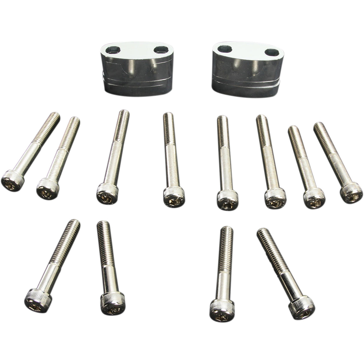 EMGO 0602-0786 23-09370 Aluminum Handlebar Riser Kit Riser Kit - 7/8" - Aluminum