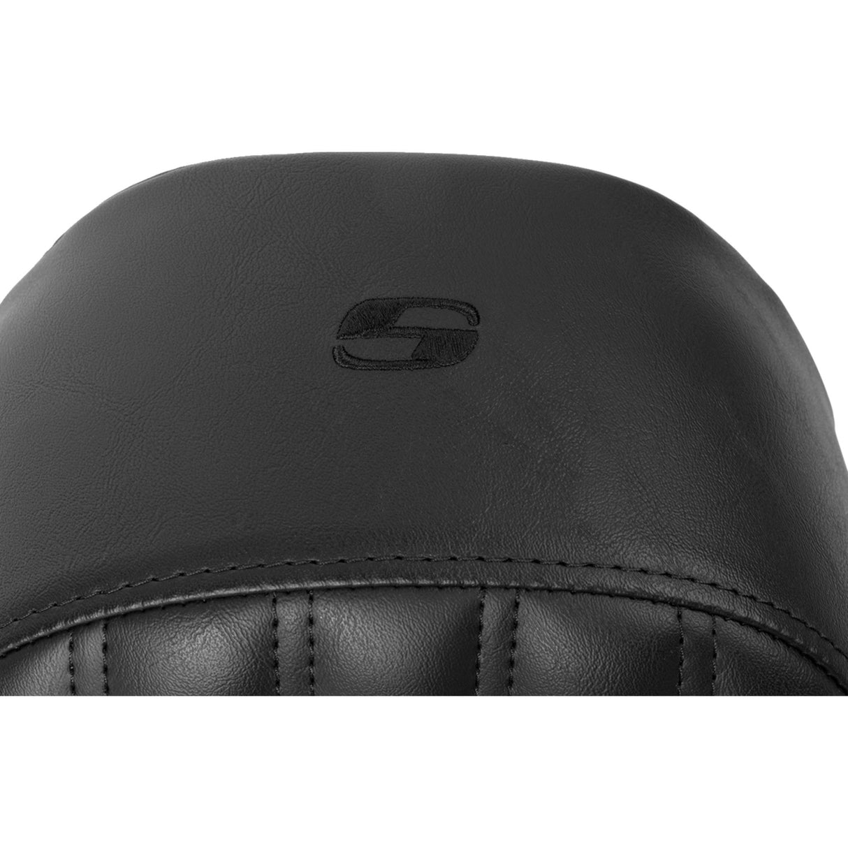 Saddlemen Knuckle Solo Seat Ribbed Black - 808-07B-0023 For Harley Touring 2008-2025
