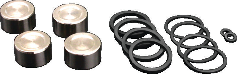 Bikers Choice 601663 00-14 Big Twin Front Or Rear Caliper Piston & Seal Kit 4 Piston Exc. Brembo