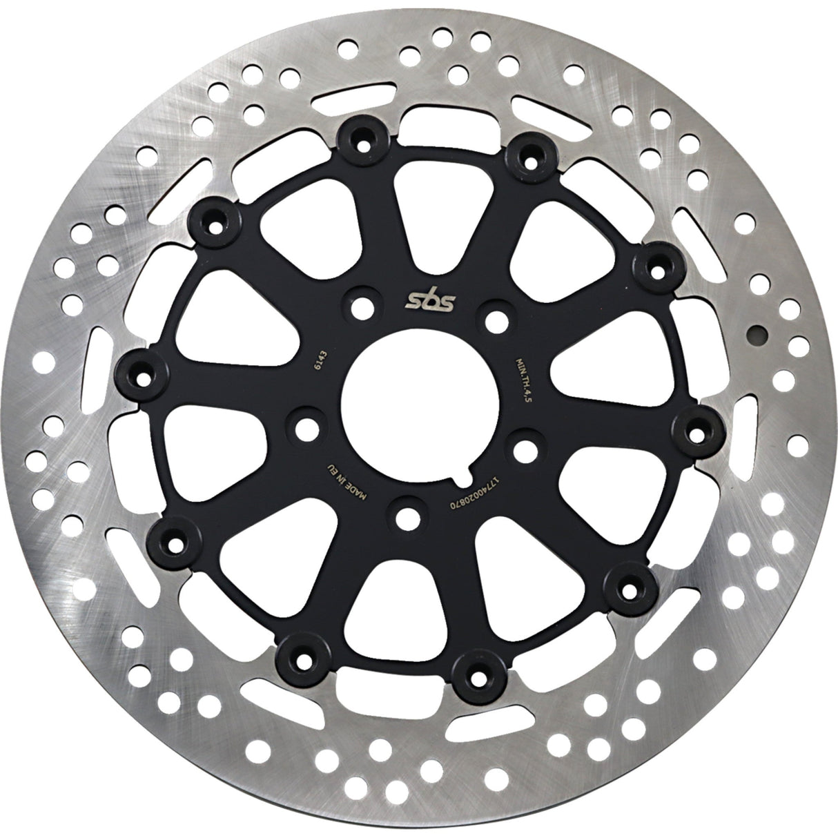 SBS Stainless Steel Brake Rotor Front 11.8" - 6143 For Harley Sportster / Softail 2014-2023