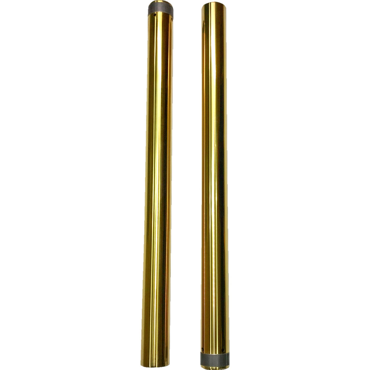 PRO-ONE Perf.mfg. Fork Tubes 49 Mm 25.50" Gold - 105120G For Harley Motorcycles 2006-2017