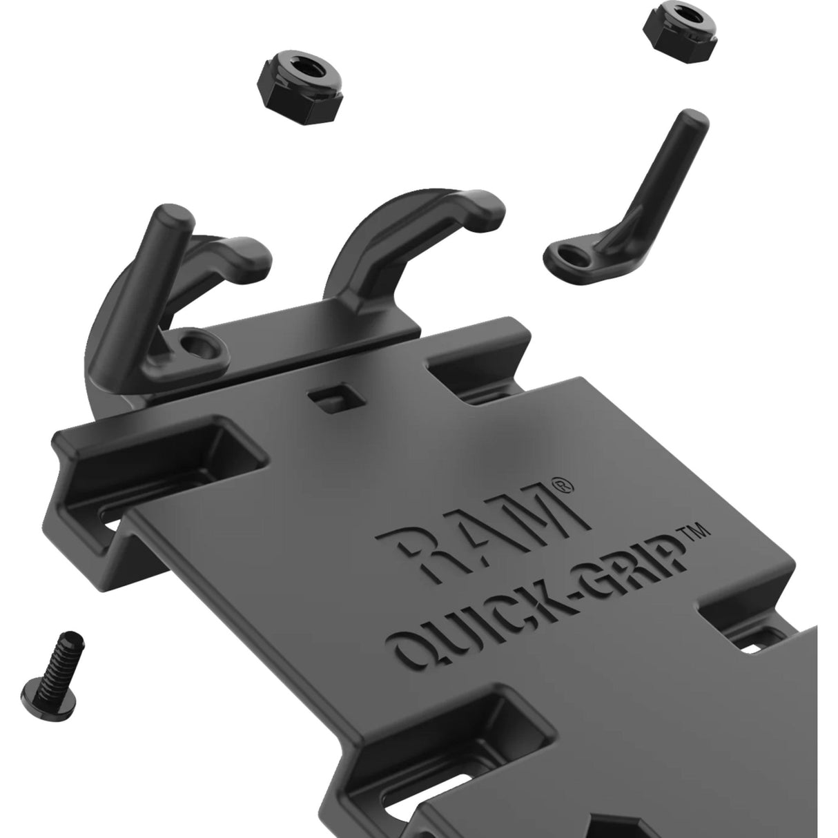RAM MOUNTS 0603-1130 RAM-HOL-PD4-462B Quick Grip Phone Holder with Ball Phone Holder - Quick Grip™ - Vibe Safe - Ball