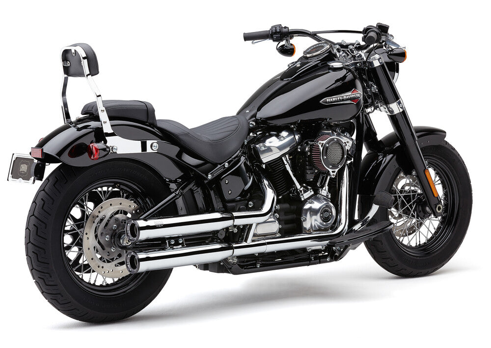Cobra 82-96024 6057 3" RPT SLIP-ONS CHROME SOFTAIL 18-22