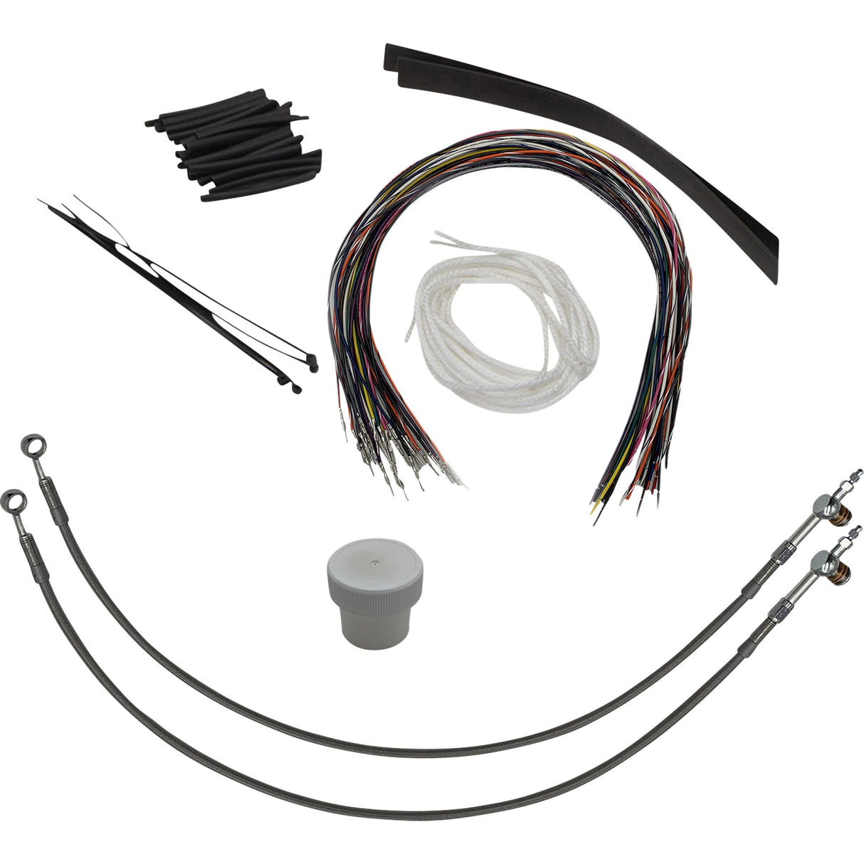 Fat Baggers Inc. Cable Kit - 109716 For Harley Touring 2008-2013