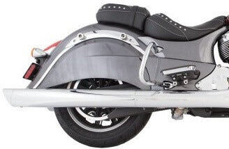 Tab Performance 211-1290-C-Z Indian Chrome Soft Bags B.A.M. 4.0 Inch Slip On Muffler Sticks Exhaust Pipes Soft Bags with Zombie Baffles (Loud) and Chrome Slash Cut Tips