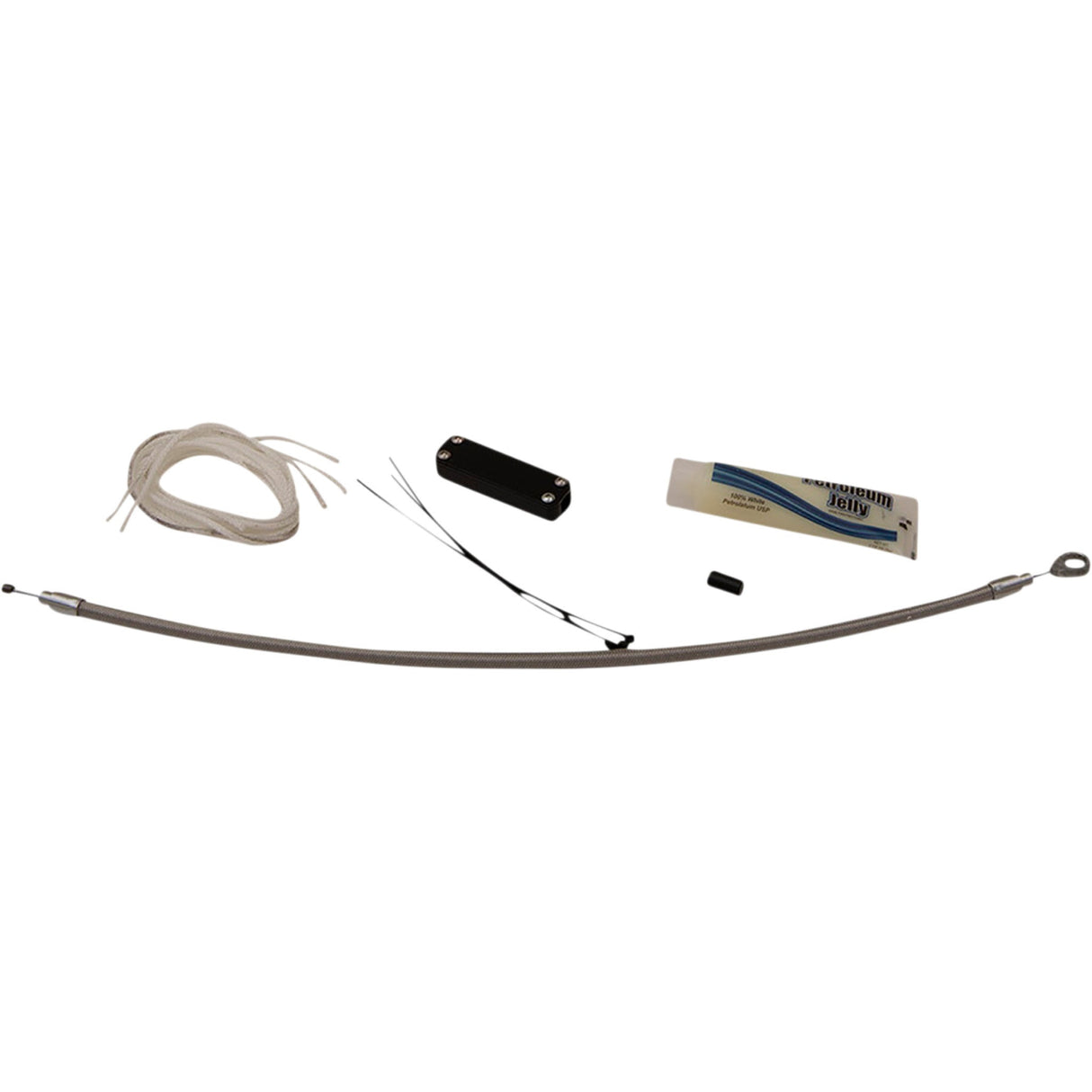 FAT Baggers INC. Control Installation Kit Cable Clutch 10"-12" Braided - 109112 For Harley Touring 2008-2013