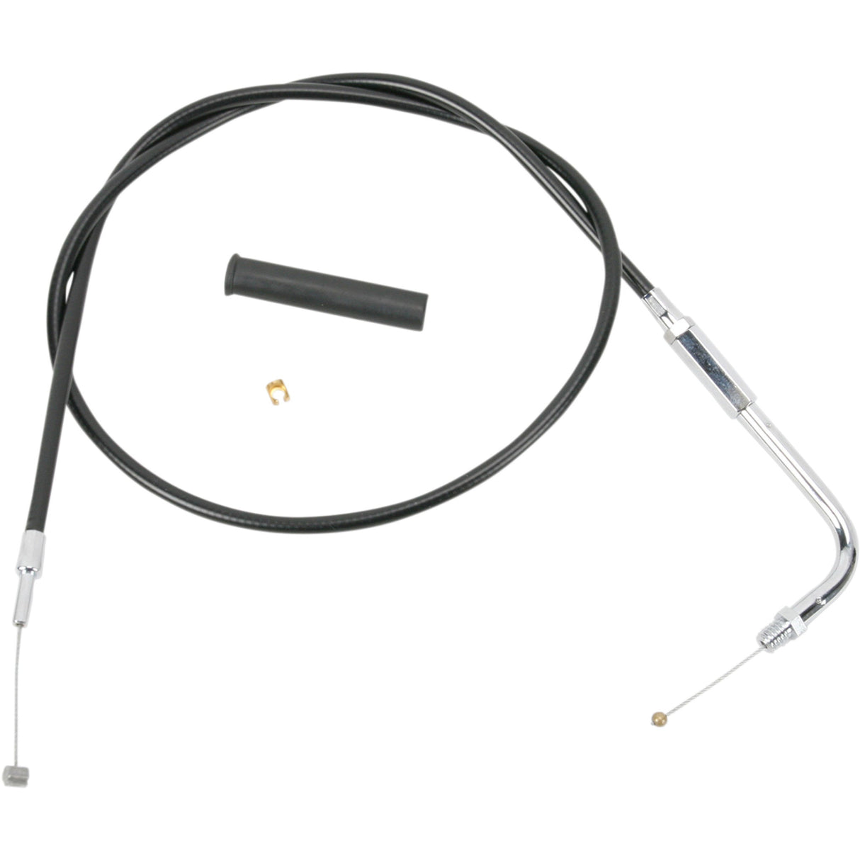 DRAG SPECIALTIES Black Vinyl Cable Throttle