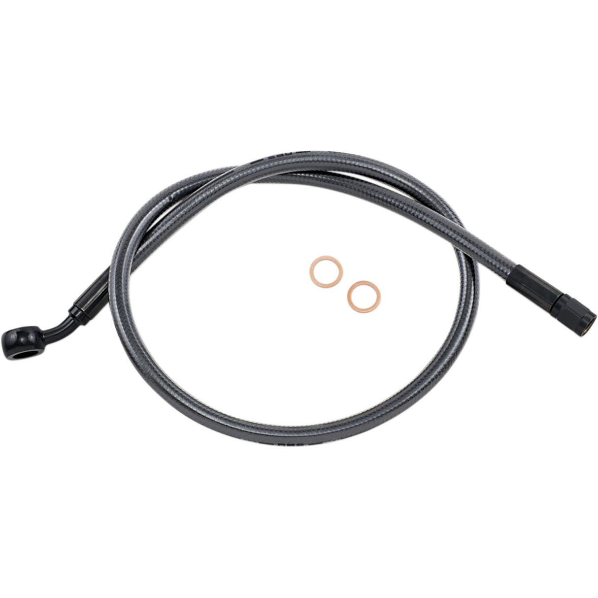 MAGNUM SHIELDING 1741-4479 AS47127 Alternate Length Designer Series ABS-Specific Front Brake Line Kit - 10 mm-35° - 27" - Black Pearl