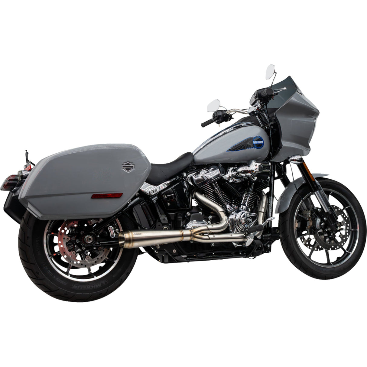 TRASK 1800-2780 TM-5054 2-into-1 Assault Exhaust System stainless steel - softail m8