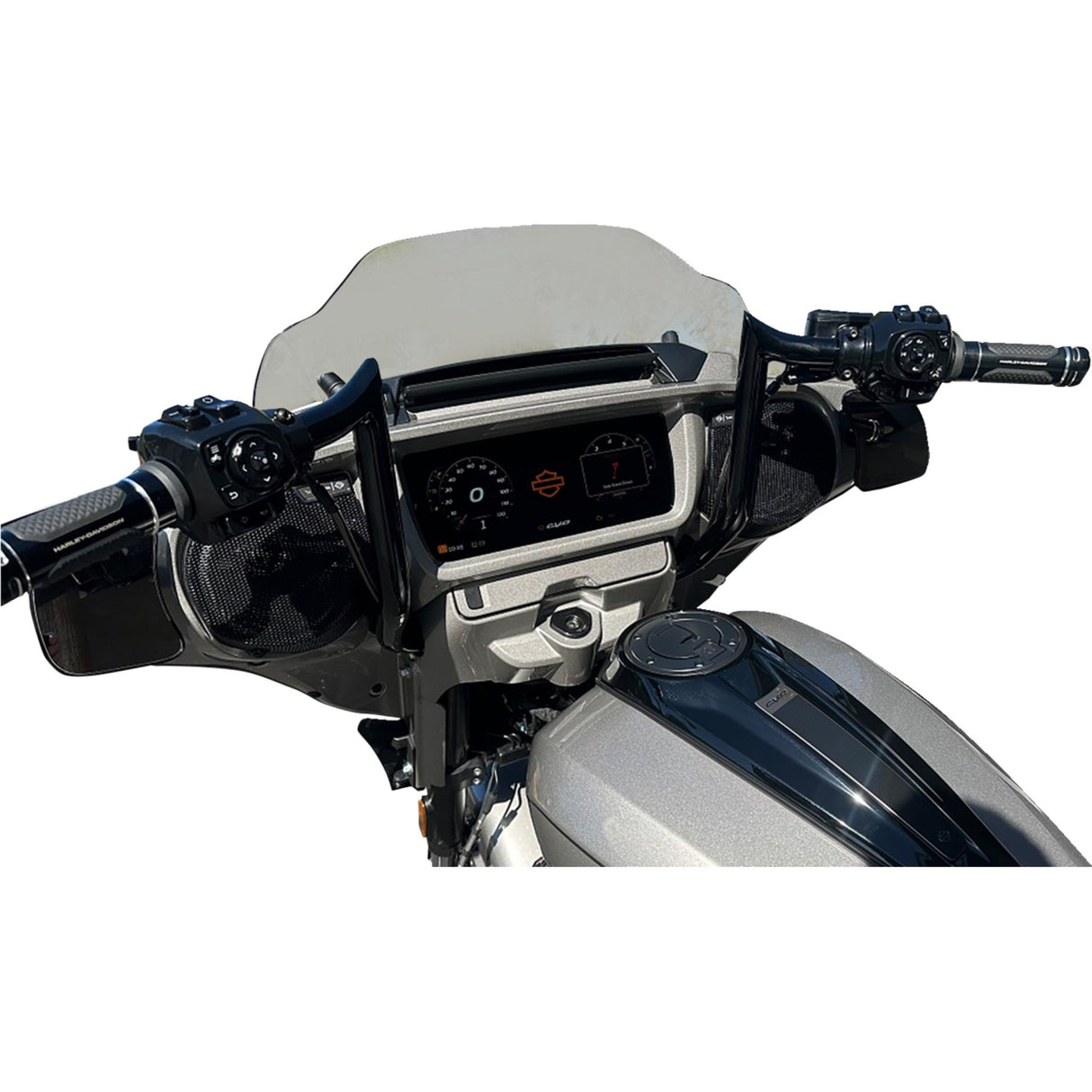 Paul Yaffe Bagger Nation 1-1/4" Bagger Monkey Bar Handlebar 12" Black - PYO:MBB23L-12-B For Harley Street Glide 2023-2026