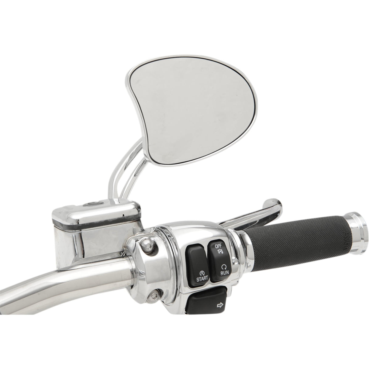 DRAG SPECIALTIES Touring Mirror with Slotted Stem