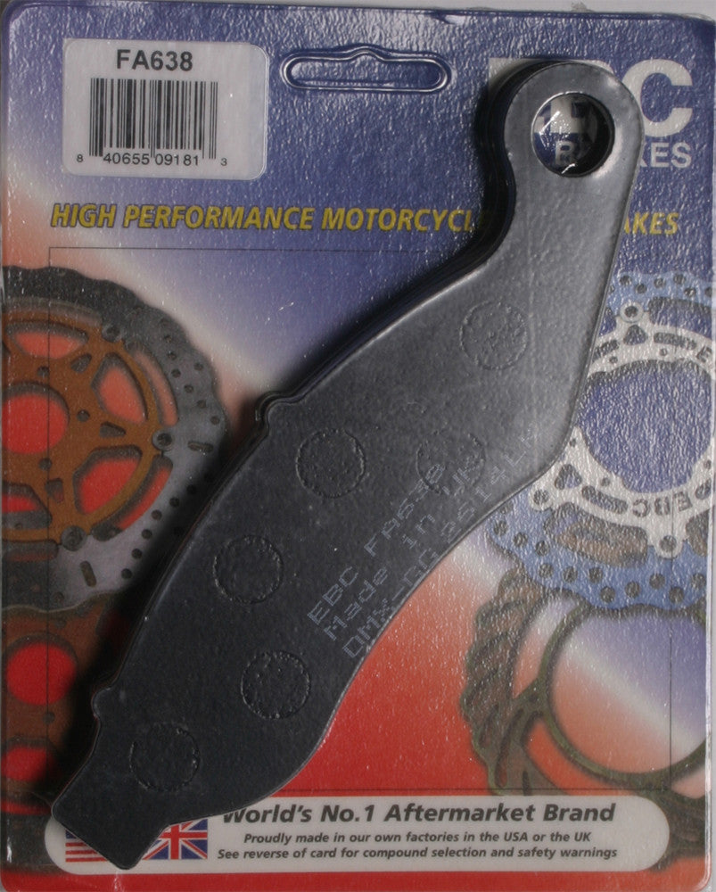 Ebc 15-638 FA638 BRAKE PADS FA638 ORGANIC