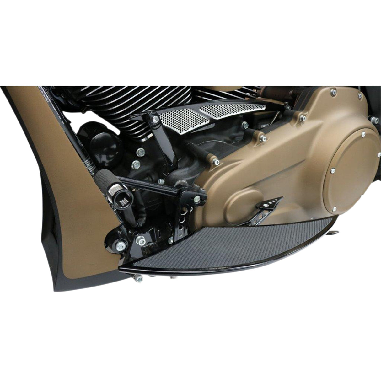 Paul Yaffe Bagger Nation Stealth Heel Shift Lever Black - HSL-B For Harley Motorcycles 2009-2026
