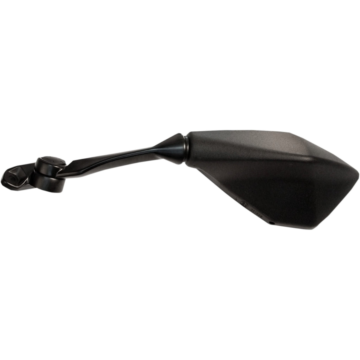 EMGO 0640-1050 20-49262 OEM-Style Replacement Mirror Mirror - Side View - Polygon - Black - Left