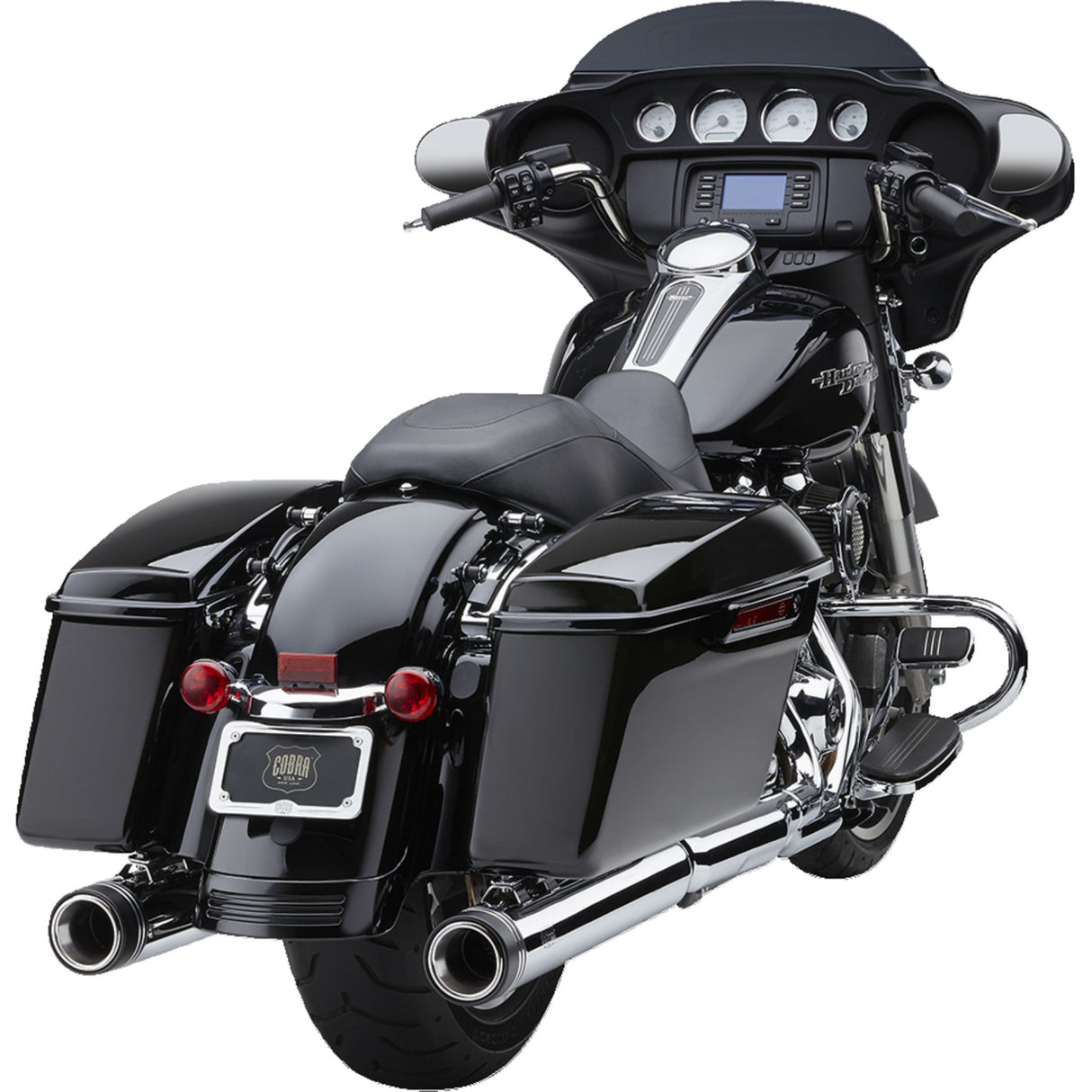 Cobra Gen 2 Neighbor Haters® Series Mufflers Chrome - 6277 For Harley Touring 2017-2022