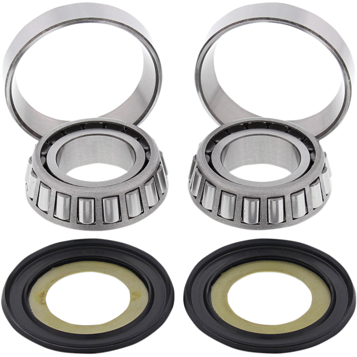 Drag Specialties Neck Post Bearing Race Complete Replacement Kit For Harley Touring 2014-2026