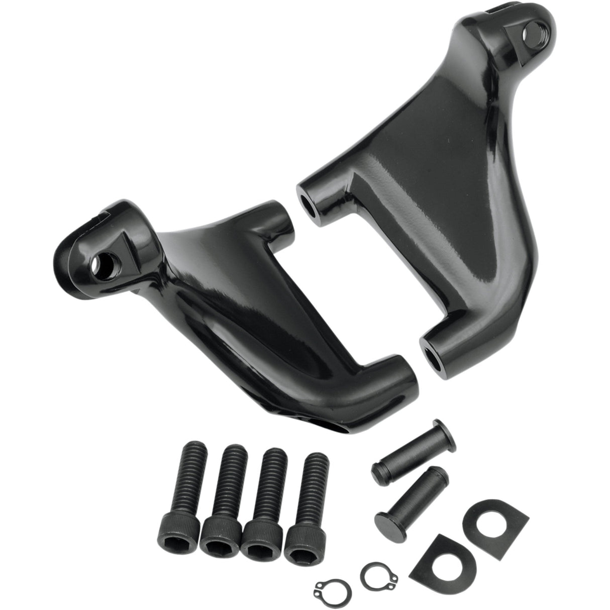 Drag Specialties Passenger Foot Peg Mount Kit Black For Harley Sportster 2004-2013