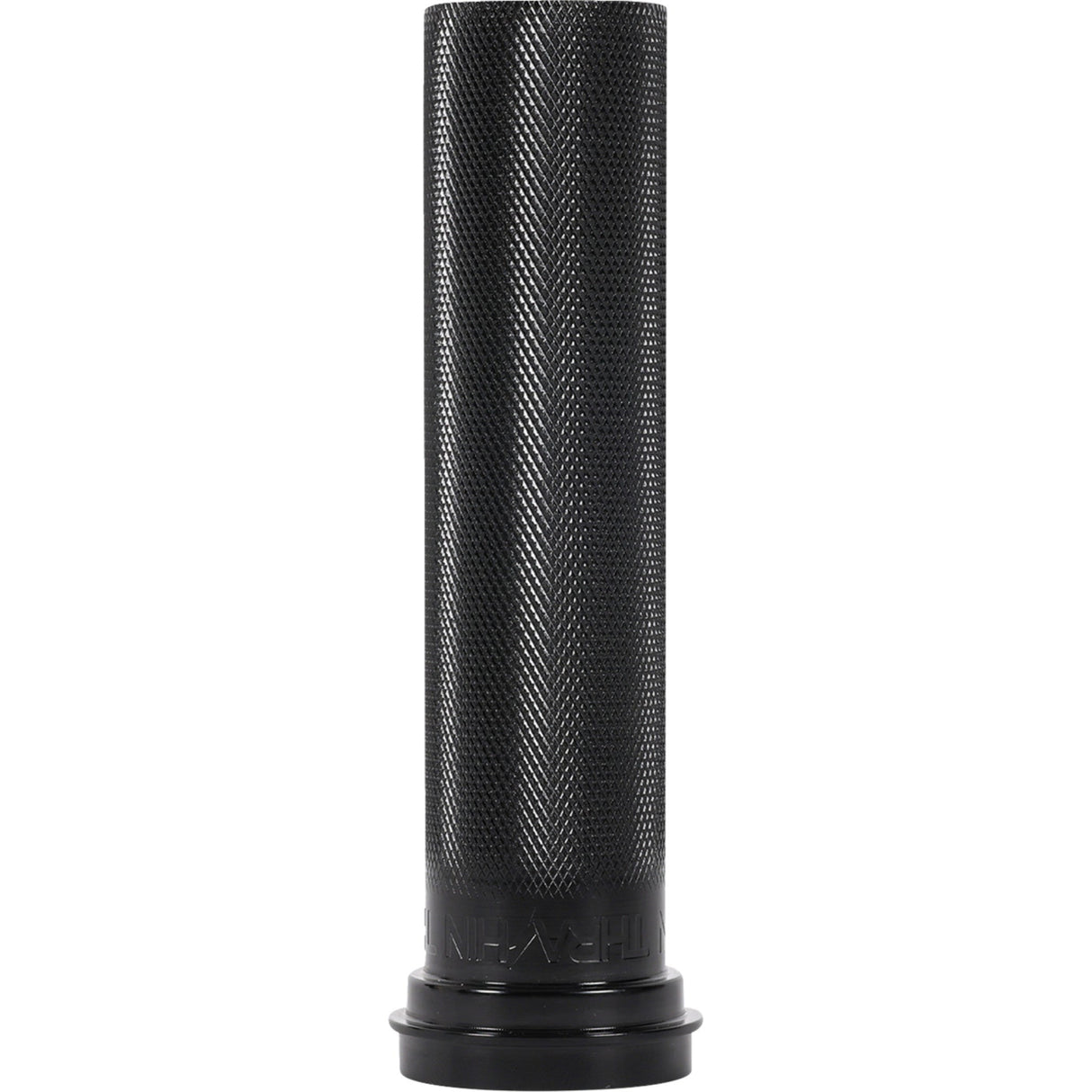 Thrashin Supply CO. Throttle Tube Knurled 1" TBW Black - TSC-2704-1 For Harley Motorcycles 2008-2023