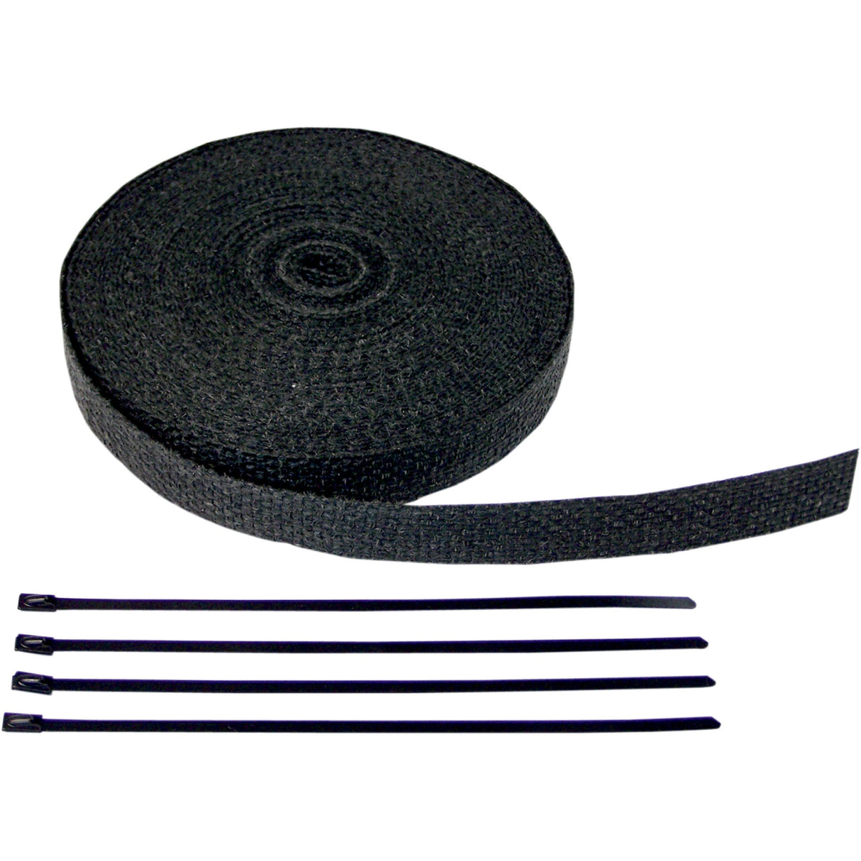 CYCLE PERFORMANCE PROD. 1861-0818 CPP/9044B Fiberglass Exhaust Wrap Kit black - 1" x 50'