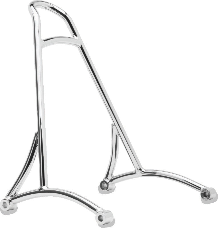 Burly Brand Short Sissy Bar 13in Chrome - B13-1500C For Harley Sportster 2016-2022