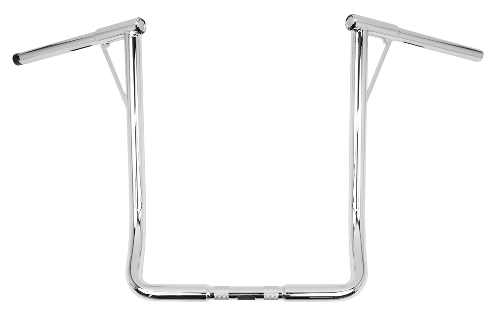 Burly Brand 750-05454 B12-7006C LOUIE-BAGGER 19"BAR 1.25" TBW CHROME