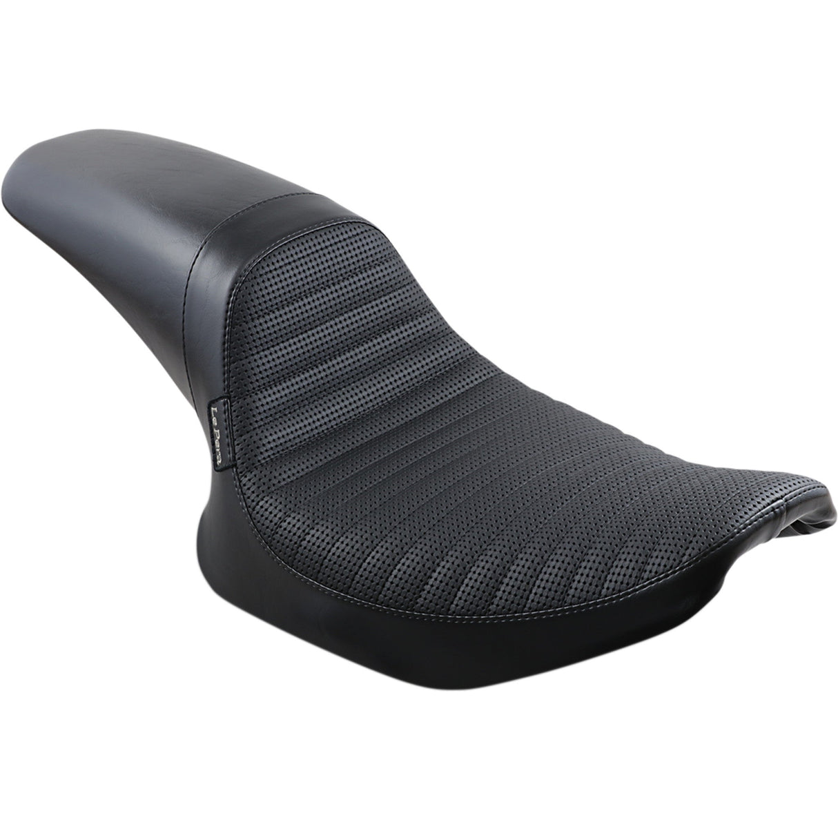 LePera Daytona Sport Seat Basketweave Pleated Black - L-541BWPT For Harley Dyna 1982-1994