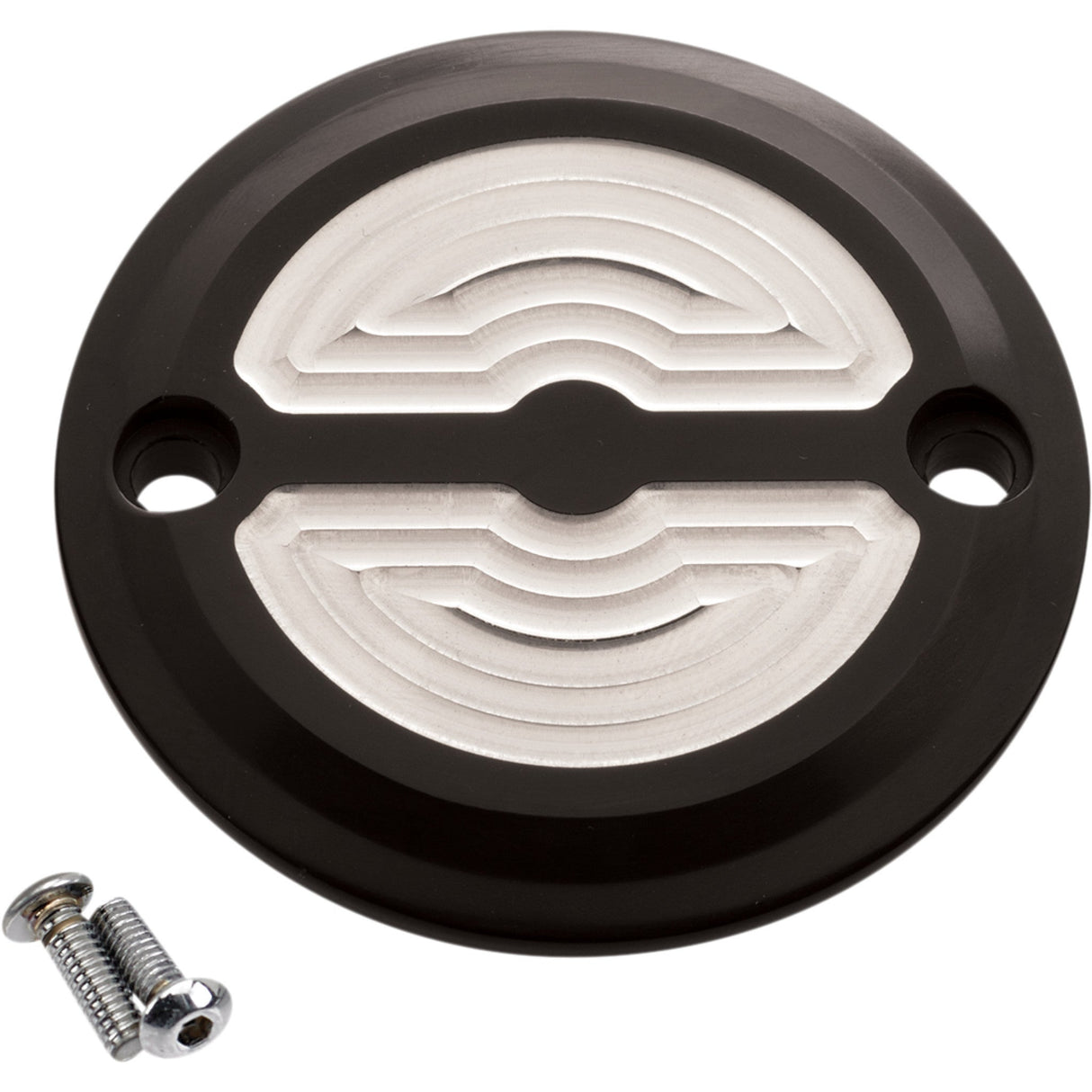 Joker Machine Timing Cover Milled Black M8 - 02-972-2 For Harley Motorcycles 2017-2026